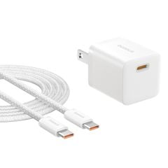 Combo Củ Sạc Nhanh Baseus GaN5 Fast Charger (mini) 1C 25W