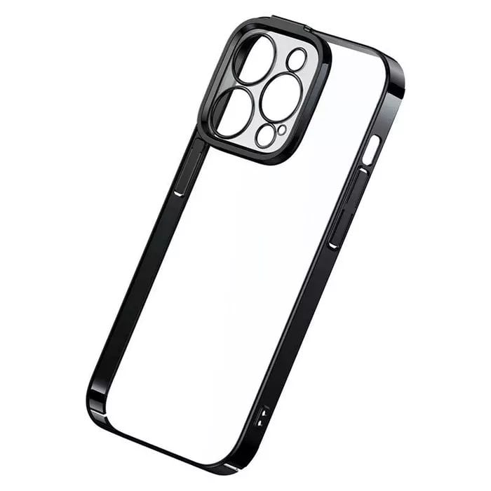 Ốp Lưng Nhựa Cứng Viền Kim Loại Baseus Glitter Series Case Dùng Cho iPhone 14 Series