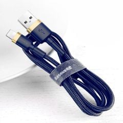 Cáp sạc nhanh, truyền dữ liệu tốc độ cao Baseus Cafule Lightning cho iPhone/ iPad ( 2.4A, Sạc nhanh, Siêu bền)