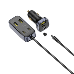 Tẩu Sạc Cho Ô Tô Baseus BackseatPal L1 In-vehicle 3U+3C 110W (with 1.5m Extension Cord Cable)