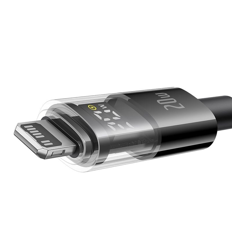 Cáp Sạc Nhanh C to Lightning Baseus Display 2 20W (Digital Display, 480Mbps)
