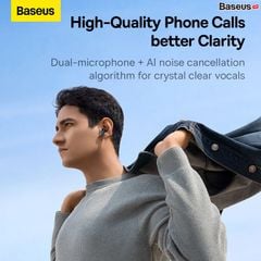 Tai Nghe Bluetooth Chống Ồn Chủ Động Baseus Bowie M2s True Wireless Bisa 3D ANC -48dB (Bluetooth 5.3, 30H, APP Control, No-delay & HD Stereo Gaming Earbuds)