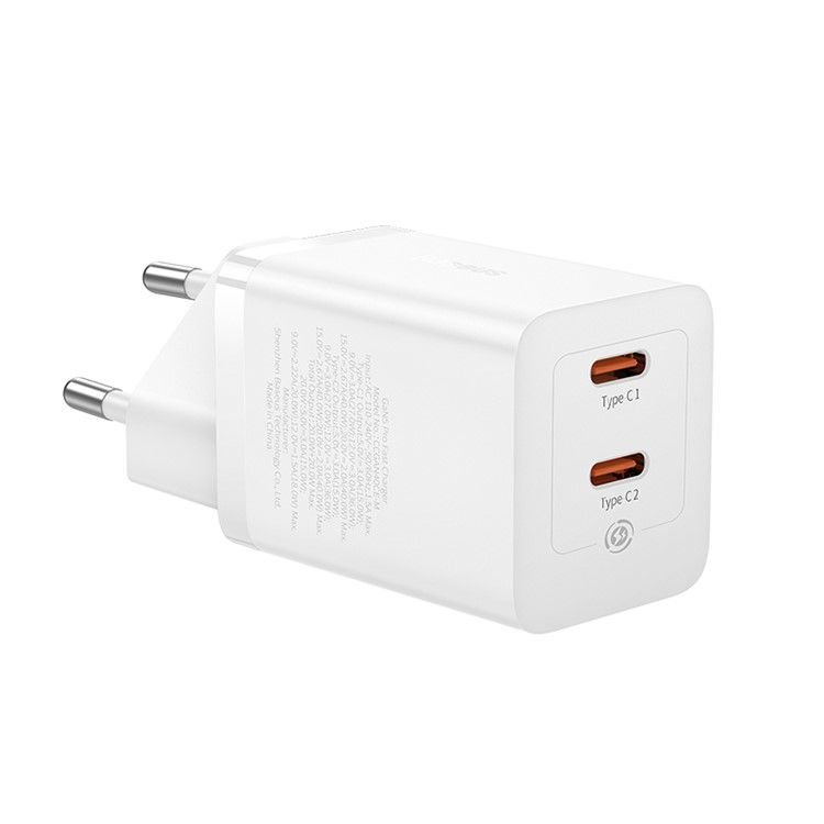 Củ Sạc Nhanh Baseus GaN5 Pro Fast Charger C+C 40W Dùng Cho iPhone Samsung Macbook iPad (Nhỏ gọn, sạc nhanh PD/Quick Charge)