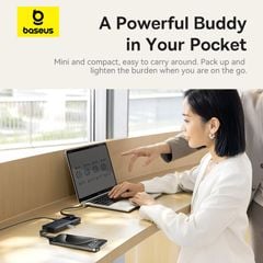 Hub Mở Rộng Kết Nối Đa Năng Baseus Nomos Series 6-in-1 (Dual Fast Charging, Type-C to HDMI 4K@60Hz*1, USB3.2*1, Type-C3.2*1, Type-C3.2 & PD20W*1, USB2.0*1+PD*1)