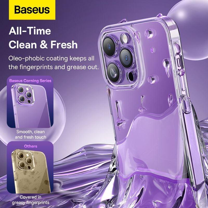 Ốp Lưng Chống Sốc Cho iPhone 14/16 Series Baseus Corning Series Protective Case