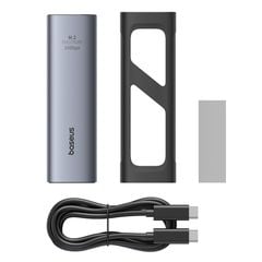 Box Đựng Ổ Cứng Di Động SSD M.2 Baseus FlyJoy Series SSD Enclosure Type C 3.2 Gen2 (New Upgrade Version, M.2 NVMe 2280, 2260, 2242, 2230)