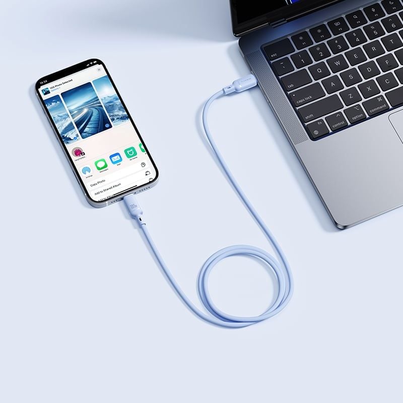 Cáp Sạc Nhanh Baseus Silky Series C to C 100W (480Mbps)