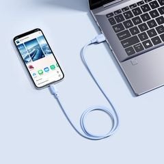 Cáp Sạc Nhanh Baseus Silky Series USB to Lightning 2.4A (480Mbps)