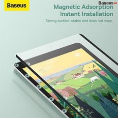 Miếng dán từ tính Paper-like Baseus – 0.15mm, chống trầy, phủ full màn, dùng cho iPad Mini/Pro/Air, cảm giác viết thật