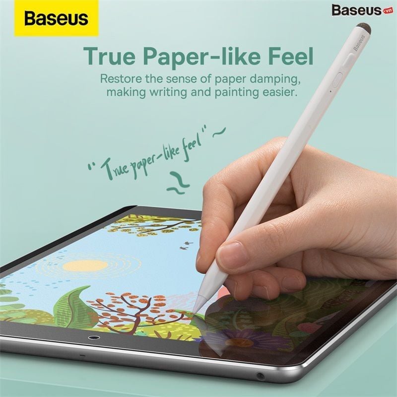 Miếng dán từ tính Paper-like Baseus – 0.15mm, chống trầy, phủ full màn, dùng cho iPad Mini/Pro/Air, cảm giác viết thật