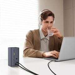 Hub Mở Rộng Đa Năng Baseus Spacemate Series 11-in-1 Docking Station MAC Version ( Xuất 3 màn hình mở rộng MST cho MAC OS )