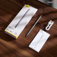 Bút cảm ứng Stylus dành cho iPad Baseus Square Line Capacitive (Hỗ trợ iPad Pro 11/12.9inch, iPad mini 5th, iPad Air 3, iPad 2018/2020, iPad Gen 8 2020)