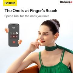 Tai nghe Bluetooth Baseus AirNora 2 – Nhỏ gọn thời trang, Hybrid ANC, Bluetooth 5.3, 30h pin, điều khiển qua app