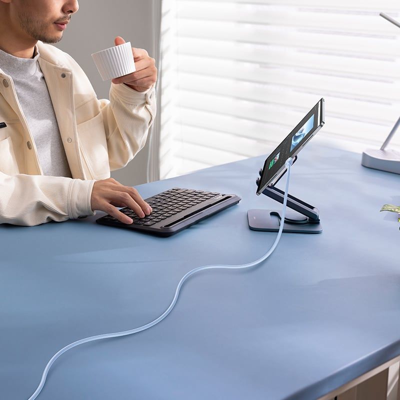 Cáp Sạc Nhanh Baseus Silky Series USB to Lightning 2.4A (480Mbps)