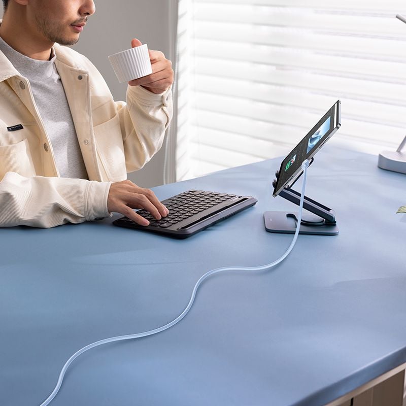 Cáp Sạc Nhanh Baseus Silky Series C to Lightning 20W (480Mbps)