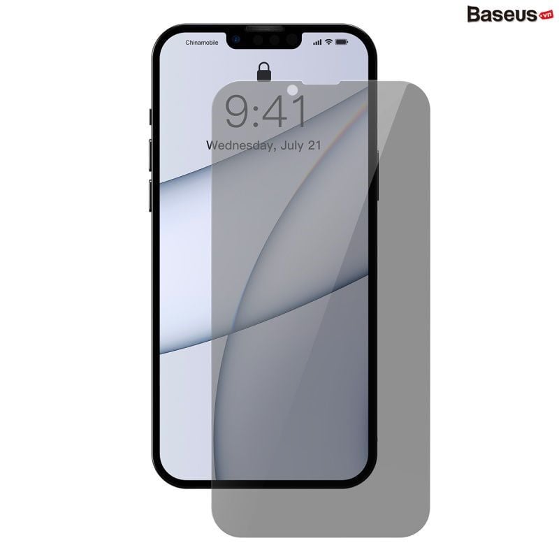Kính cường lực 6 lớp chống trầy, siêu bền Baseus 0.3mm Full-glass Tempered Glass Film cho IPhone 13