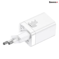 Sạc Nhanh Nhỏ Gọn Baseus Super Si Pro Quick Charger C+U 30W