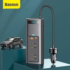 Bộ tẩu sạc tích hợp biến áp DC to AC 220V Baseus In-car Inverter 150W (220V, DC to AC Inverter for Car)