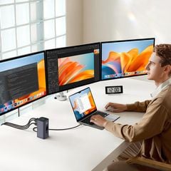 Hub Mở Rộng Đa Năng Baseus Spacemate Series 11-in-1 Docking Station MAC Version ( Xuất 3 màn hình mở rộng MST cho MAC OS )