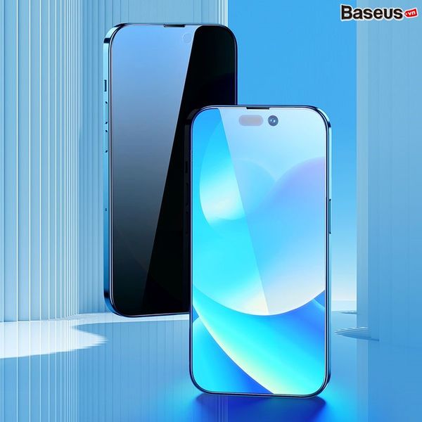 Kính Cường Lực Chống Nhìn Trộm Siêu Rõ Nét Baseus 0.3mm Crystal Shatter-Resistant Privacy Protection All-Tempered-Glass Screen Protector Cho iPhone X 11/11 Pro PACK OF 2