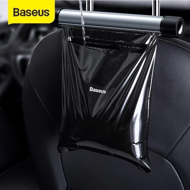 Túi đựng rác gắn lưng ghế ô tô Baseus Clean – thiết kế cuộn tiện lợi, kèm 2 cuộn (20 túi/cuộn), sạch sẽ & gọn gàng