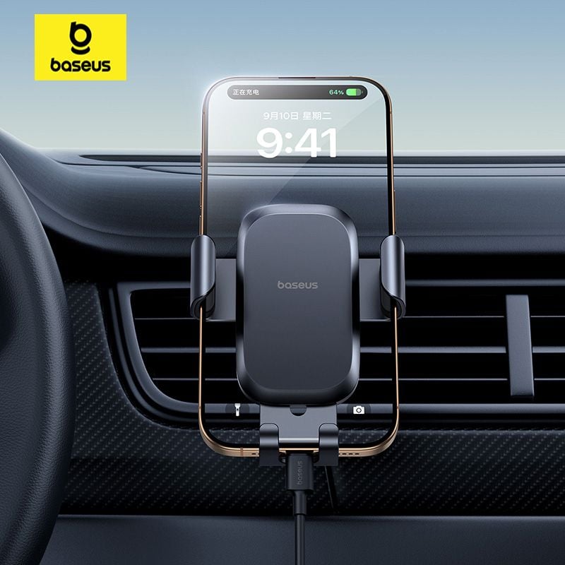 Giá Đỡ Điện Thoại Trên Ô Tô Baseus Metal Age Go Gravity (Gắn Cho Cửa Gió)