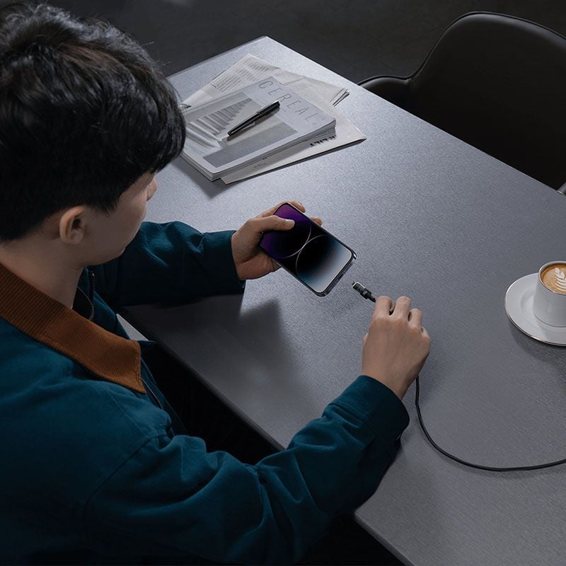 Cáp Sạc Nhanh Baseus Gem C to Lightning 20W (Fast-Charging Data Cable)