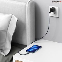 Cáp sạc nhanh tự ngắt Baseus Explorer C to Lightning – PD 20W, sạc và truyền dữ liệu, cho iPhone/iPad