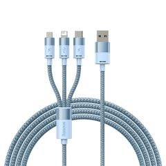 Cáp Sạc Đa Năng Baseus StarSpeed 1-for-3 Fast Charging Data Cable USB to Micro Lightning Type C 3.5A