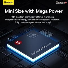 Ổ cắm tích hợp sạc nhanh Baseus PowerCombo – 3AC + 1U + 2C, 40W, dây nối dài, GaN5 Pro, tự ngắt thông minh an toàn