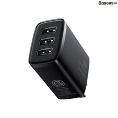 Bộ Sạc Đa Năng Baseus Compact Charger 3 Cổng Sạc 17W