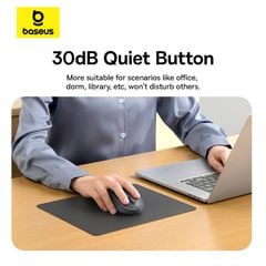 Chuột Không Dây Công Thái Học Baseus F02 Ergonomic Wireless Mouse (Bluetooth & 2.4GHz)