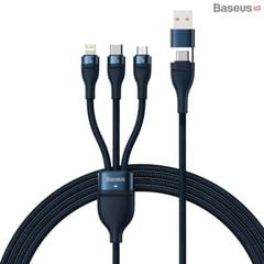 Cáp Sạc Nhanh Đa Năng 2 to 3 Baseus Flash Series Ⅱ 100W (USB + Type C to Type C + Lightning + Micro USB, 1.2m Fast Charge Cable)