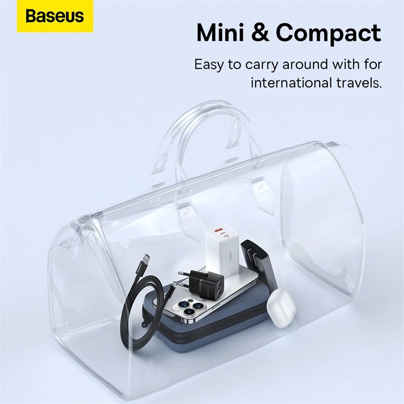 Bộ chuyển đổi phích cắm du lịch Baseus Travel Plug Adapter (EU)