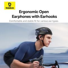 Tai Nghe Bluetooth TWS Baseus Eli 10i Fit (Bluetooth v5.4, 12H, IP54, Open-Ear, Bass Enhancement)