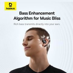 Tai Nghe Bluetooth TWS Baseus Eli 10i Fit (Bluetooth v5.4, 12H, IP54, Open-Ear, Bass Enhancement)