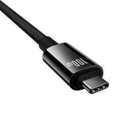 Cáp Sạc Nhanh Baseus Tungsten Gold C to C 100W (20V/5A, USB3.2, 4K@60Hz, 20Gbps)