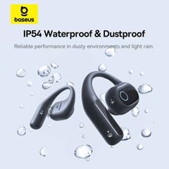 Tai Nghe Bluetooth TWS Baseus Eli 10i Fit (Bluetooth v5.4, 12H, IP54, Open-Ear, Bass Enhancement)