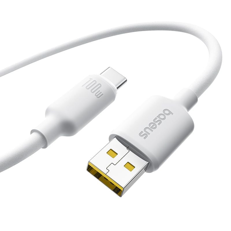 Cáp Sạc Nhanh USB to Type-C Baseus Foamed Silicone 100W (Foamed Silicone)