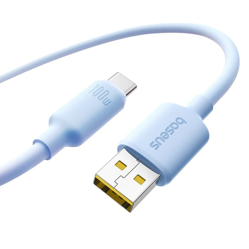 Cáp Sạc Nhanh USB to Type-C Baseus Foamed Silicone 100W (Foamed Silicone)