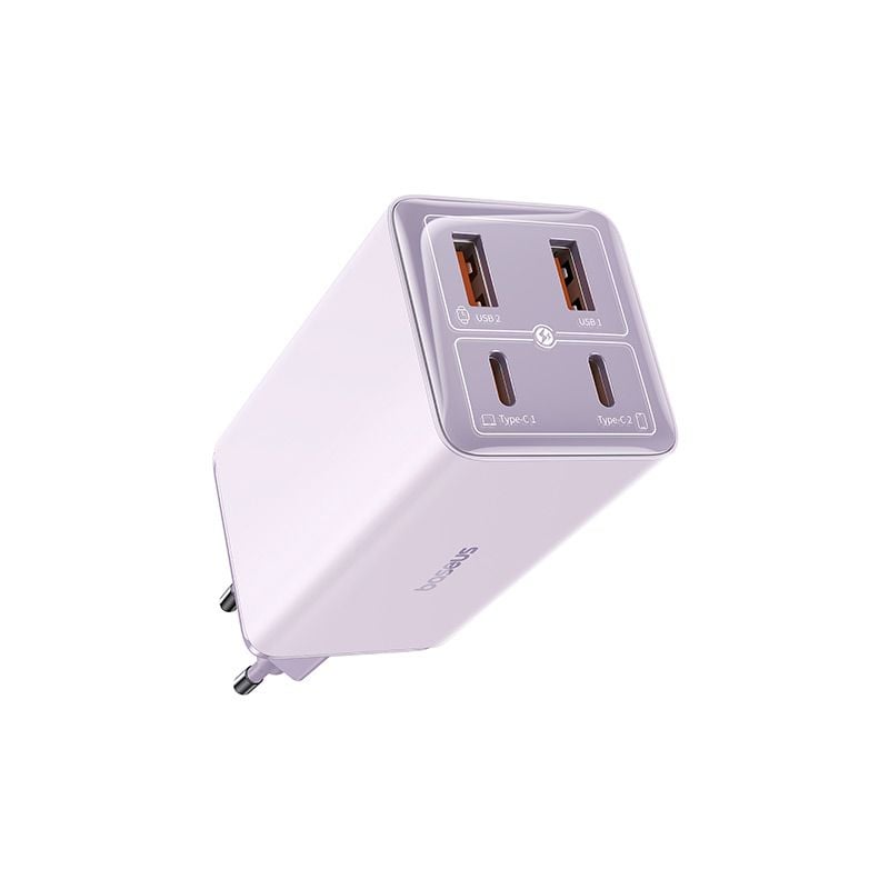 Củ Sạc Nhanh Baseus GaN6 Pro Fast Charger 2C+2U 100W (Tặng kèm cáp nối dài 1m)