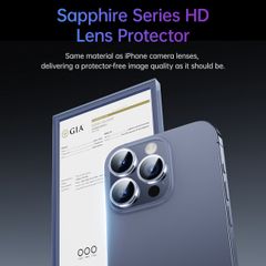 Kính Cường Lực Camera Baseus Sapphire Series HD Lens Protector for iP 15 Series
