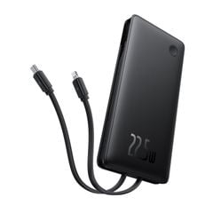 Pin Dự Phòng Baseus Airpow Lite Power Bank 10000mAh 22.5W Dual-Cable