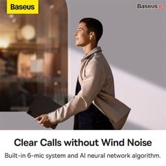 Tai Nghe Bluetooth Chống Ồn Thông Minh Baseus Storm 1 ANC TWS Earphones (Bluetooth 5.2 , GPS - APP Control, Super Fast charge, Nearly No-delay, Hi-Fi & HD Stereo Gaming Earbuds)