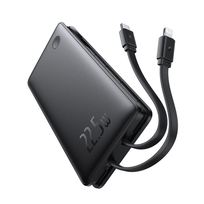 Pin Dự Phòng Baseus Airpow Lite Power Bank 10000mAh 22.5W Dual-Cable