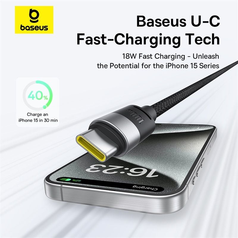 Cáp Sạc Đa Năng Baseus StarSpeed 1-for-3 USB-A to Type-C Lightning Micro 100W/2.4A/18W (1.5m)