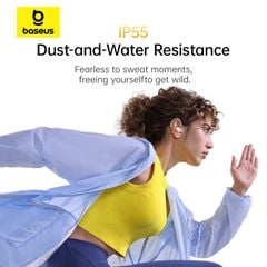 Tai Nghe Không Dây TWS Baseus Bass BD1 (Bluetooth v5.4, 8H, IP55, Punchy Sound)