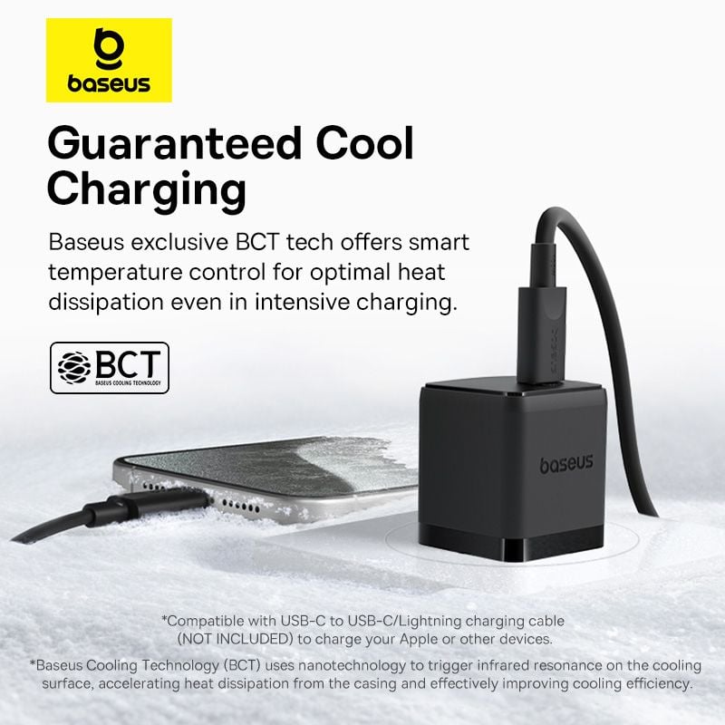 Củ Sạc Nhanh Baseus Palm 1C 30W (For iPhone/iPad/Samsung/Google Pixel)