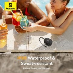 Loa Di Động Không Dây Baseus AeQur 35 Pro (5W, Bluetooth v5.4, 12Hrs, IPX5, Bass Enhancement)
