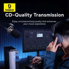 USB Bluetooth Baseus BA04+ v5.4 – kết nối 20m, truyền âm thanh không dây cho laptop, smartphone, tablet